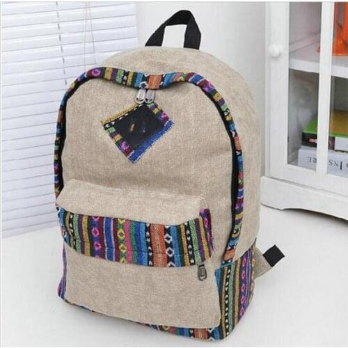Ladies Laptop Backpack Women Canvas Backpack School Ladies Girls Teenagers Casual Travel Bags Laptop Bagpack