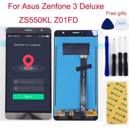 For Asus Zenfone 3 Deluxe ZS550KL Z01FD LCD Display Monitor Module LCD Screen + Touch Screen Sensor Glass Digitizer Assembly