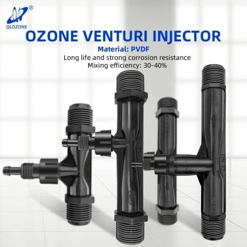1/4 inch ozone venturi injector 1/4'' PVDF venturi injector for home use