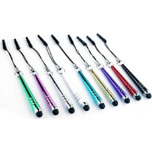 100pcs/lot Baseball Capacity Stylus Touch Pen for IPhone IPad Etc Mobile Phone Touch Pen for Samsung HTC Kindle