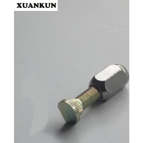 XUANKUN Beach Car Accessories 10/12/14 Inch Aluminum Hub Screw Nut Conical 10MMX1.25 Tooth Hub Nut