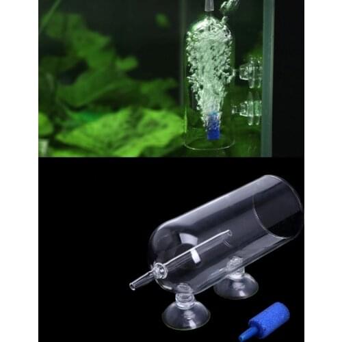 Aquarium Glass CO2 Diffuser Bubble Air Stone Purge Oxygen Aeration