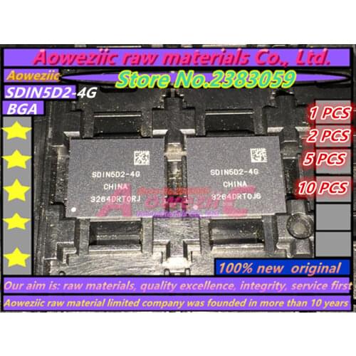 Aoweziic 100% new original SDIN5D2-4G BGA Memory chip SDIN5D2 4G