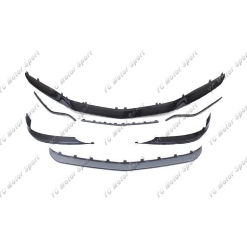 Car Accessories Carbon Fiber OEM Style Front Bumper Canard With Lip Kit 7pcs Fit For 2015-2017 MB C217 S63 Coupe Front Lip Kits