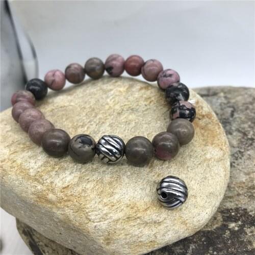 2mm Small Hole 316l Stainless Steel Sport Ball Beads Charms for Women/Men String Bracelets Jewelry Making