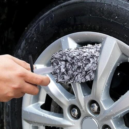 Car Maintenance Rim Cleaning Brush Kit Car Wash Beauty Microfiber Wheel Rim Detailing Brush Auto Wheel Rim Brush & Detail Brush