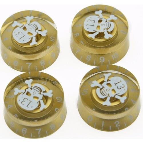 DOPRO 4x LP Guitar Control Knobs Skull Speed Dial Knobs Fits LP
