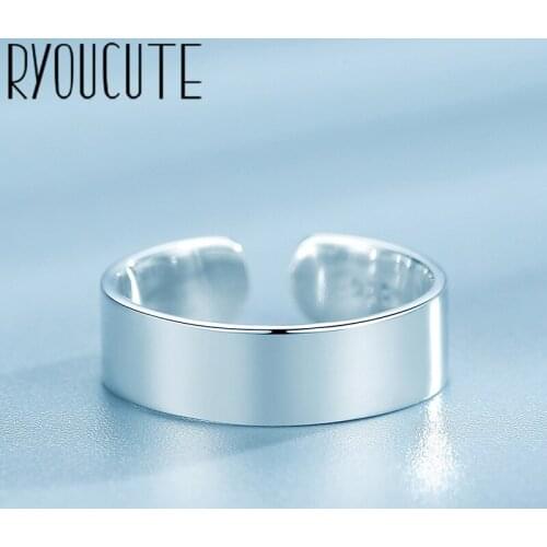 New Fashion Gothic Men Smooth Round Rings For Women Jewelry Birthday Gift Romantic Wedding Engagement Drop Shipping