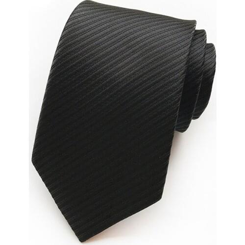 Jbersee Mens Tie Striped Necktie Gravata 8cm Ties for Men Formal Business Wedding Dress Party Ties Gravatas Slim LD8059