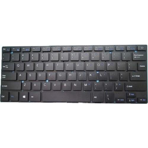 US FR Laptop Keyboard For Winnovo V142 14 English French black without frame new