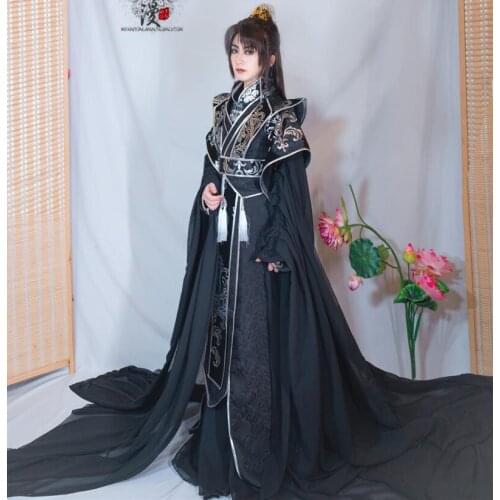 Anime MO DAO ZU SHI Song Lan Cosplay He Xuan Chang Geng Costume Sha Po Lang Tian Guan Ci Fu Character Hanfu Costume Full Set