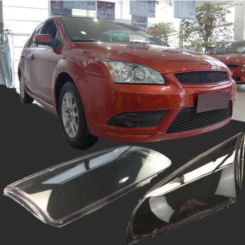 Left Right Side Clear Headlight Lens Head Lamp Cover 2pcs/set For 2005 2006 2007 2008 Ford Focus