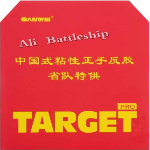 Original Sanwei TARGET Provincial pips in table tennis rubber with sponge
