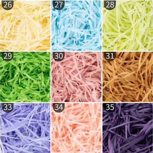 Lafite gift box paper bag holiday party decoration DIY filler color paper bag chip damping paper tape can be mixed batch