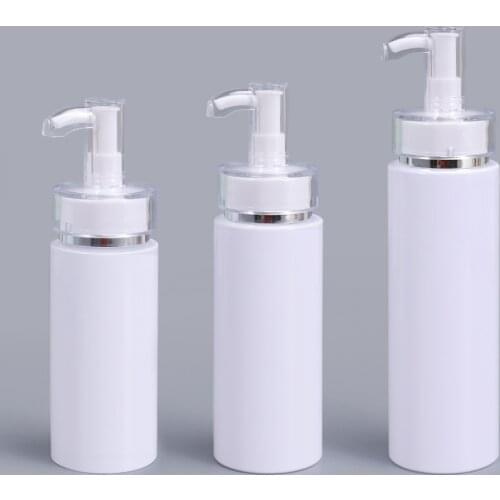 UMETASS Empty 120ML/150ML/180ML Lotion Bottle Round Pump Dispenser Refillable Storage Container 10PCS