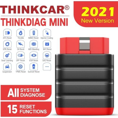 Thinkcar Thinkdiag Mini OBD2 Scanner Bluetooth Full System OBD2 Easydiag Automotive Scanner 15 Reset Service Car Diagnostic Tool