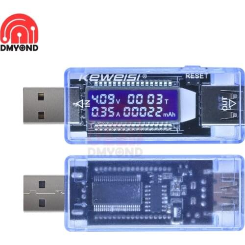 LCD USB Current Voltage Capacity Tester Volt Current Doctor Charger Capacity Meter Detector Monitor Mobile Power Battery Test