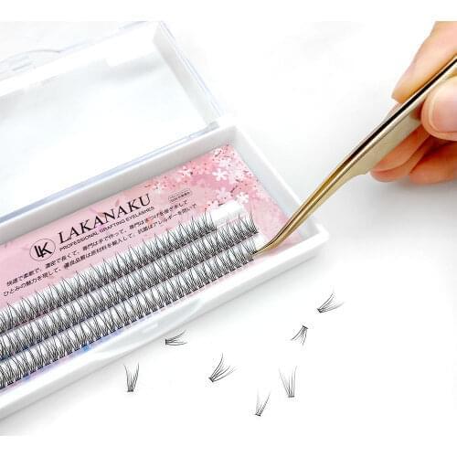 1Box 60 Eyelash Tufts Soft Natural Cluster Eyelashes Matte Black Bunches Extension False High Quality Makeup Cilios