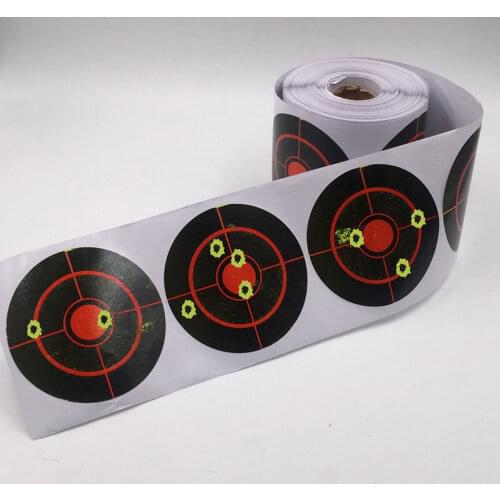 100PCS/Roll Splatter Target Shooting Stickers Easy installation For shooting Indoors/Outdoor Archery New