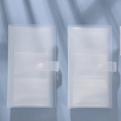 120/240 Slots Transparent Card Storage Book Credit Bank Card Business Card ID Holders Ticket Organizer Package Collection