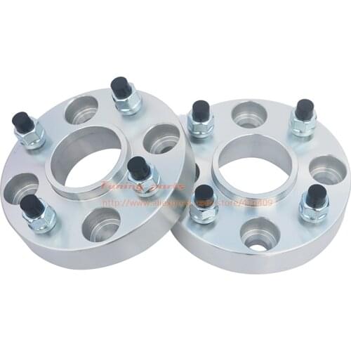 2pcs/lot) PCD 4x114.3 CB 56.6mm Thick 25mm Aluminum Car Tire Flange Wheel Spacers For Buick Excelle