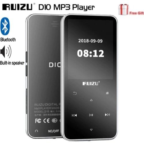 2020 RUIZU D10 Bluetooth 4.0 Mp3 Player Music Player 8GB Metal Touch Button Music Player PK benjie k11