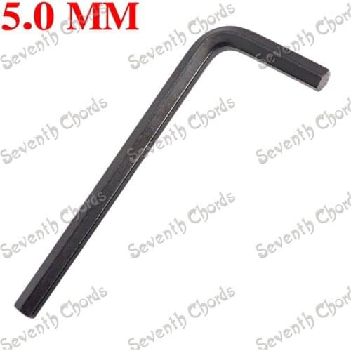 3Pcs 5mm Hexagon Allen wrench for Electric Bass Guitar Neck Truss Rod Adjustment Hex Wrench Key Guitar Accessories