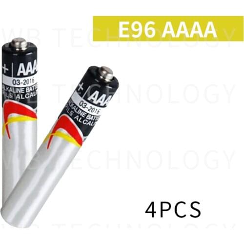 4pcs/lot 1.5V E96 AAAA primary battery alkaline battery dry battery Bluetooth headset, laser pen battery Free shipping