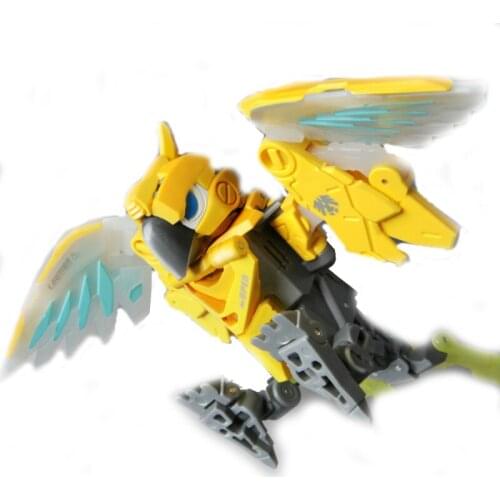 52TOYS BEASTBOX Deformation Parrot Robots Collection Action Figure for Fans Gift 9CM