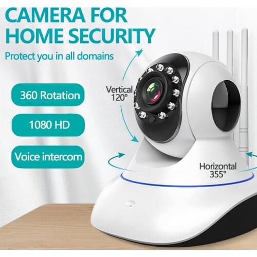 Gosear 1080P 2MP WiFi Wireless Camcorder Camera with Night Vision Two-way Audio Motion Detection Function for Home Security