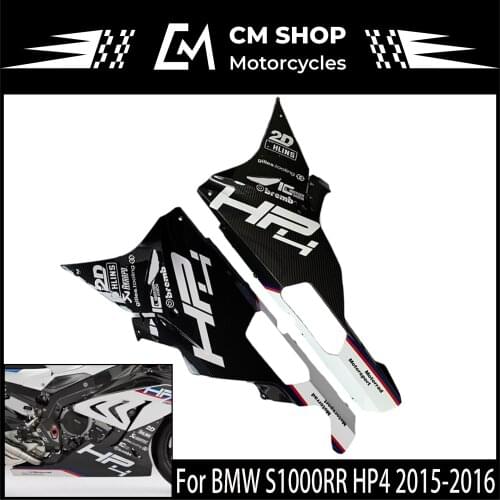 Motorcycle Black Fairing Set, For BMW Model S 1000RR HP4 2015 2016, ABS Material