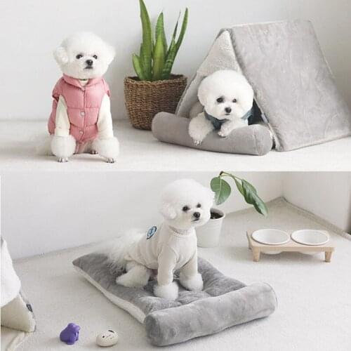 Indoor Kitty House Cat Cave Cute Sleeping Mats Winter Pet Cat Bed Cute Animal Warm Small for Cats Dogs Nest Collapsible Products