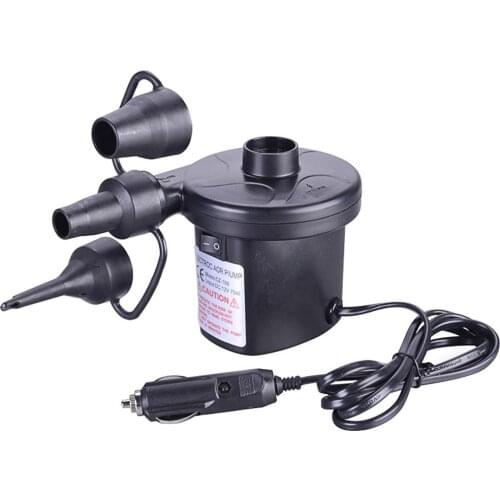 Electric Inflatable Pump Quick Air Filling Compressor With 3 Nozzles For Car Camping Life Buoy Boat Cushion Home Use