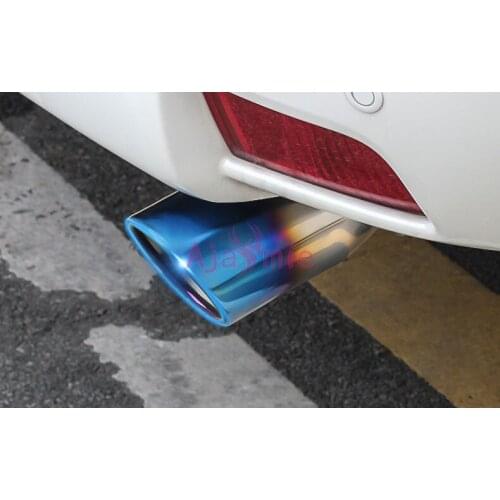 #304 Stainless Steel Rear Tail Exhaust Muffler Tip Pipe For Toyota Land Cruiser 150 Prado LC150 FJ150 Car Styling Accessories
