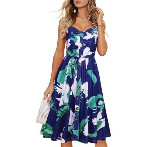 2021 Summer New European And American Style Womens Sexy Party Fashion And Comfortable Print Chest Shrink Tube Top Dress Top