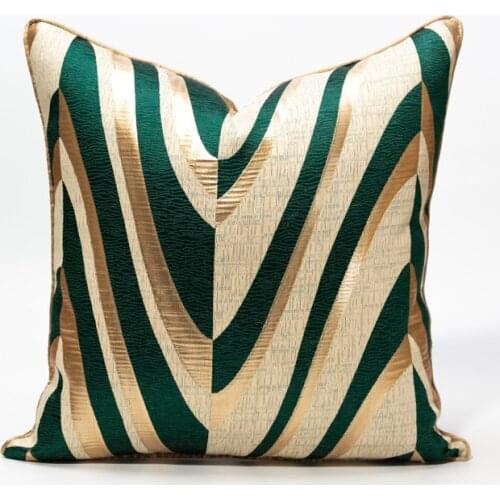 Luxury Satin Velvet Pillowcase For Sofa Bed Room Chair High Quality Cushion Cover 30x50 45x45 Home Nordic Decor Golden Green