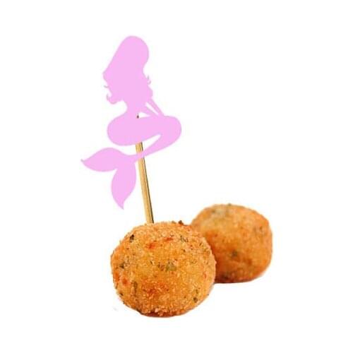 Mermaid Party Food Picks Party cupcake toppers Food Picks toothpicks wedding bachelorette bridal shower party decorations