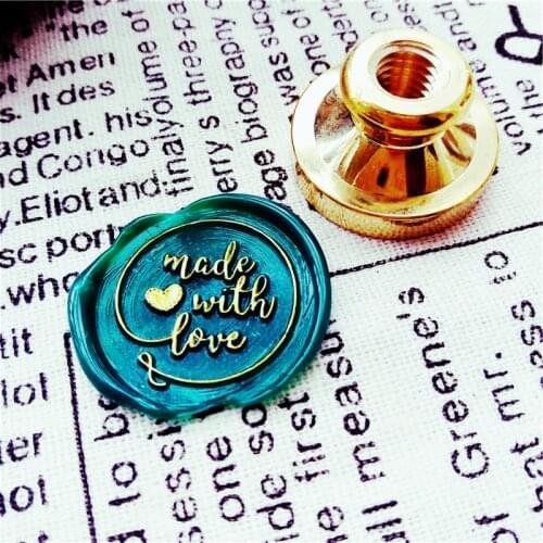 Made with Love wax seal stamp/ Made with heart /wax sealing kit /Wax seal Gift Package /Gift for him/Gift for her