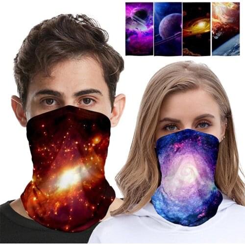New Starry Sky Magic Bandana 3D Printed Scarf Multifunction High Quality Snood Hat Sports Cycling Bandana wholesale