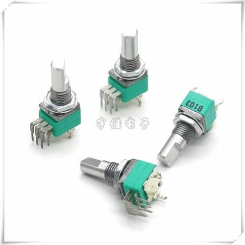097 type 10K B103 stereo road vertical potentiometer with step 6 feet half shaft 17mm