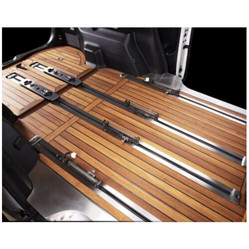 304 stainless steel car floor track protect cover for toyota alphard vellfire 2009-2014 20 series accessories chrome