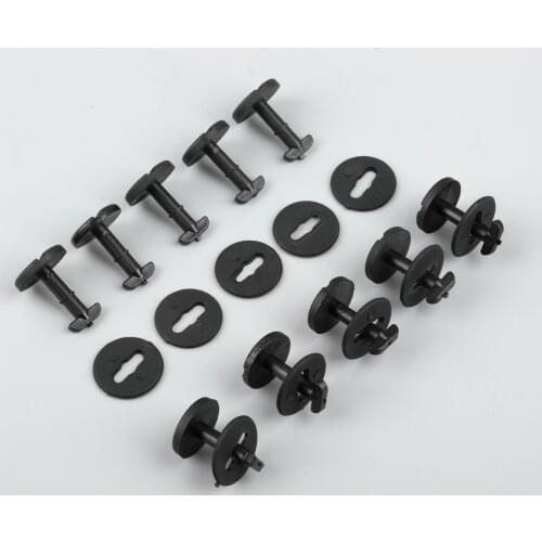 10x Floor Mat Carpet Lock Clips Twist Lock W/ Washers For BMW E36 E46 3 Series E38 E39 5 & 7 Series Automobile Replace Fasteners