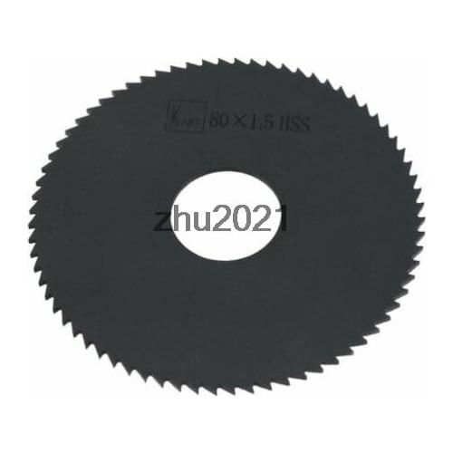 80mm x 1.5mm x 72Teeth Woodworking Saw Slice Plywood Cutting Tool Black