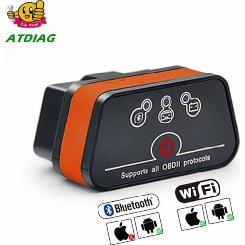Vgate iCar2 ELM327 obd2 Bluetooth scanner elm 327 V2.1 obd 2 wifi icar 2 auto diagnostic scanner for android/PC/IOS code reader