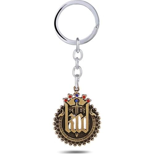 Game Kingdom Come Deliverance Keychain Metal Pendant Keyring Car Key Chains Chaveiro Gift Men Women