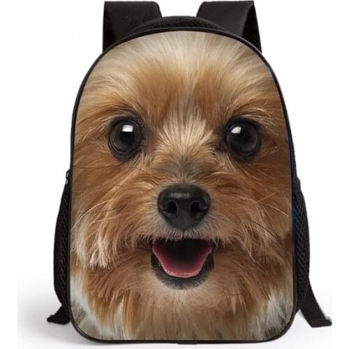 Kindergarten Kids Backpack Cute animal/pet prints Pattern 1-3 grade School Book Bags Cartoon Anime Design Boys Girls Small Bags