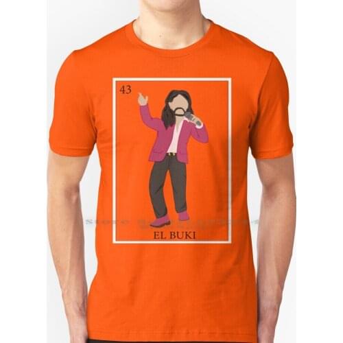 El Buki Loteria Card T Shirt 100% Pure Cotton Marco Antonio Solis El Buki Los Bukis Music Hispanic Latino Funny Loteria Meme