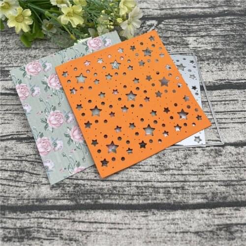 Square star Frame Craft Metal Cutting Dies For DIY Scrapbooking Album Embossing Paper Cards Decorative Crafts