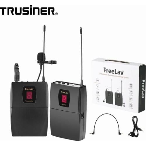 Movingmic FL1 Freelav New Design Clip On Microphone Wireless Interview Clip Mic for DSLR Camera Communication