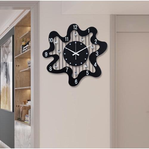 Creativity Silence Wall Clocks Mute Nordic Modern Simple Pro-environment Wall Clocks Abstract Horloge Home Decorative EK50bgz